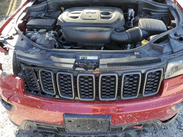 1C4RJFLG4JC230642 - 2018 JEEP GRAND CHER TRAILHAWK RED photo 12