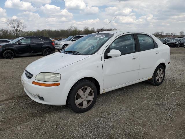 KL1TD56606B663731 - 2006 CHEVROLET AVEO BASE WHITE photo 1