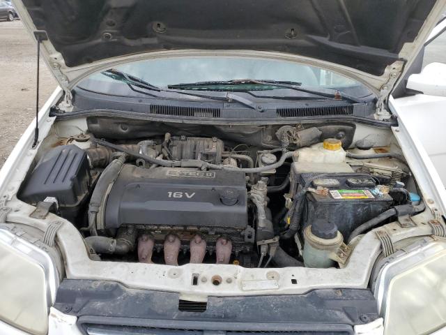 KL1TD56606B663731 - 2006 CHEVROLET AVEO BASE WHITE photo 11