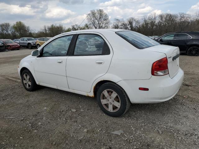 KL1TD56606B663731 - 2006 CHEVROLET AVEO BASE WHITE photo 2