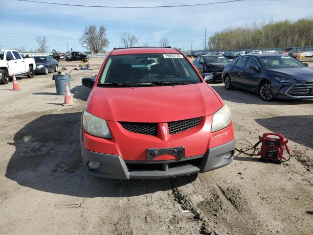 5Y2SL628X4Z430576 - 2004 PONTIAC VIBE RED photo 5