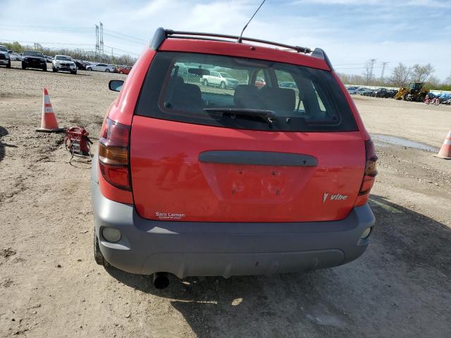 5Y2SL628X4Z430576 - 2004 PONTIAC VIBE RED photo 6