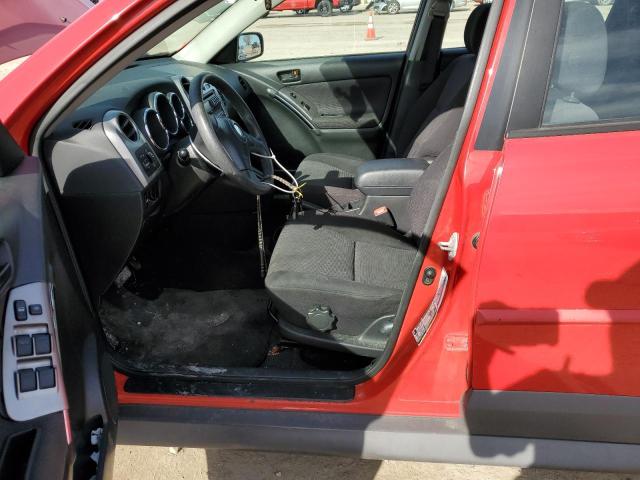 5Y2SL628X4Z430576 - 2004 PONTIAC VIBE RED photo 7