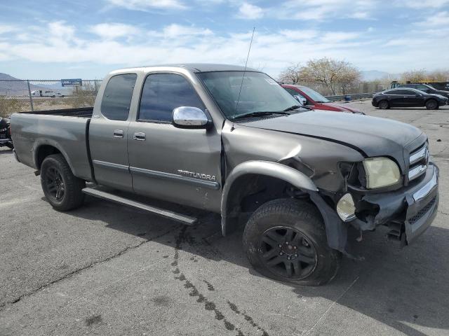 5TBRT34154S439757 - 2004 TOYOTA TUNDRA ACCESS CAB SR5 GRAY photo 4