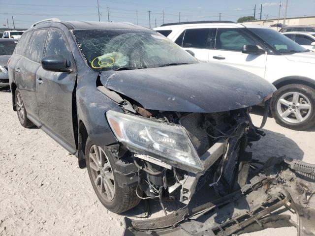 5N1AR2MM5FC711361 - 2015 NISSAN PATHFINDER S BLUE photo 1