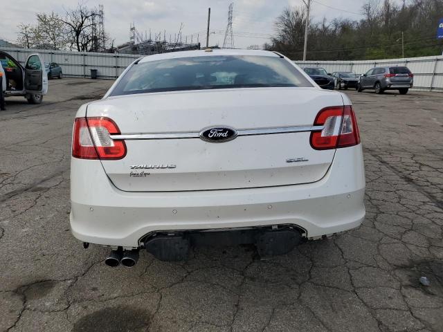 1FAHP2EWXAG124394 - 2010 FORD TAURUS SEL WHITE photo 6