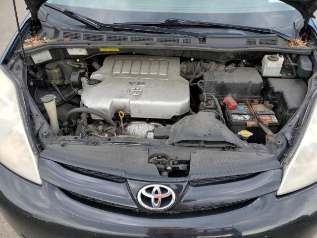 5TDYK4CC7AS300322 - 2010 TOYOTA SIENNA XLE BLACK photo 12