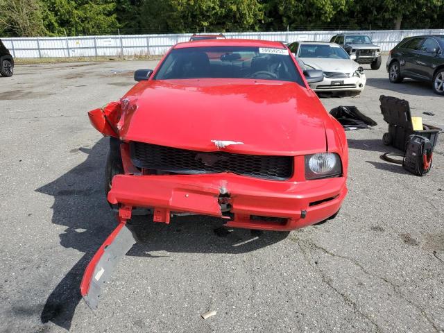 1ZVHT80N195102781 - 2009 FORD MUSTANG RED photo 5