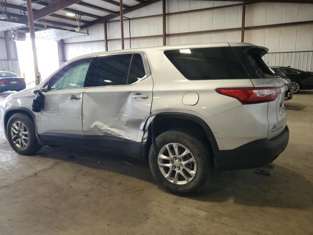 1GNEVFKW4MJ136456 - 2021 CHEVROLET TRAVERSE LS SILVER photo 2