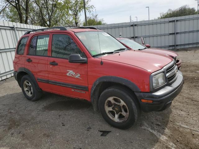 2CNBJ734326902497 - 2002 CHEVROLET TRACKER ZR2 RED photo 4