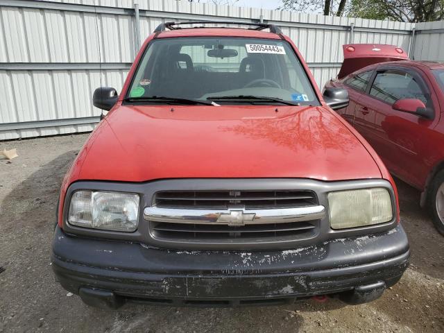 2CNBJ734326902497 - 2002 CHEVROLET TRACKER ZR2 RED photo 5