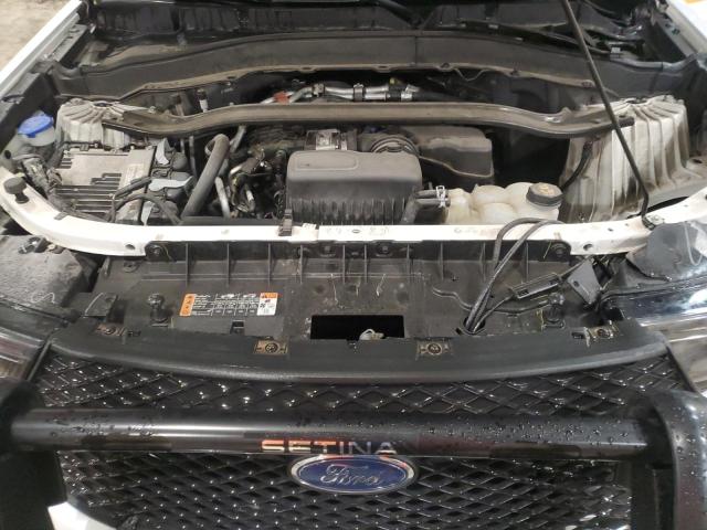 1FM5K8AB1MGB35303 - 2021 FORD EXPLORER POLICE INTERCEPTOR 白色 照片 12