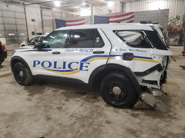 1FM5K8AB1MGB35303 - 2021 FORD EXPLORER POLICE INTERCEPTOR 白色 照片 2