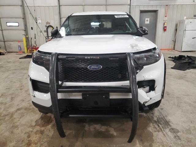 1FM5K8AB1MGB35303 - 2021 FORD EXPLORER POLICE INTERCEPTOR 白色 照片 5