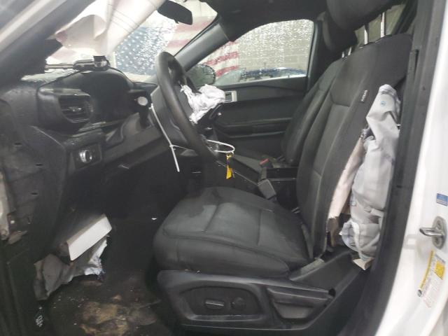 1FM5K8AB1MGB35303 - 2021 FORD EXPLORER POLICE INTERCEPTOR 白色 照片 7