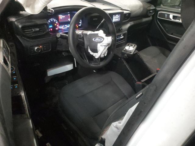 1FM5K8AB1MGB35303 - 2021 FORD EXPLORER POLICE INTERCEPTOR 白色 照片 8