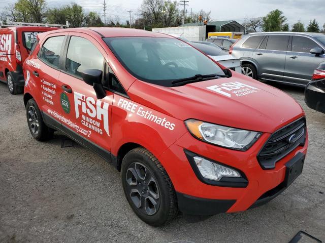 MAJ3P1RE6JC195380 - 2018 FORD ECOSPORT S RED photo 4