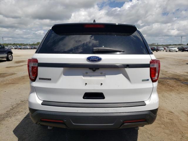 1FM5K8AR6JGB92315 - 2018 FORD EXPLORER POLICE INTERCEPTOR TWO TONE photo 6