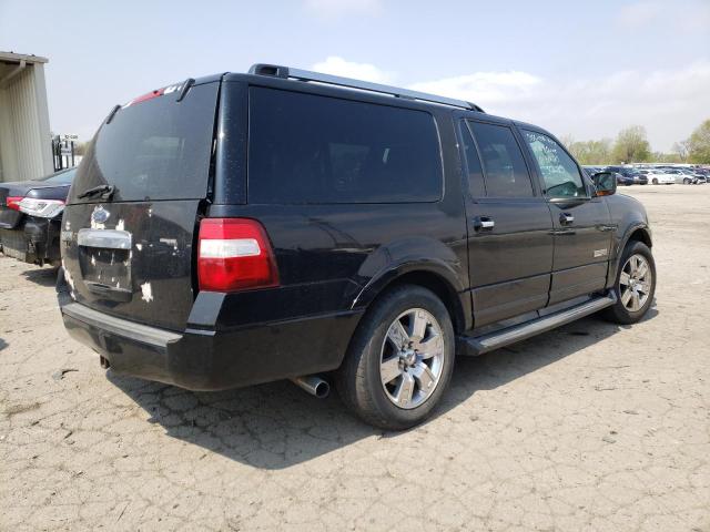 1FMFK20507LA66645 - 2007 FORD EXPEDITION EL LIMITED BLACK photo 3