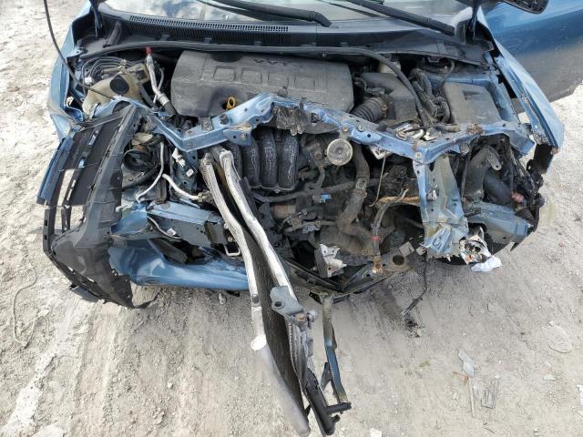 5YFBU4EEXDP164022 - 2013 TOYOTA COROLLA BASE BLUE photo 11