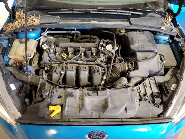 1FADP3K29GL379902 - 2016 FORD FOCUS SE BLUE photo 11