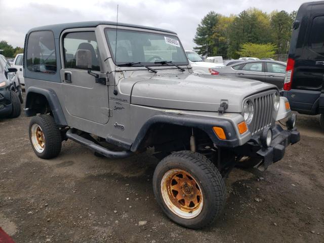 1J4FA49S0YP739871 - 2000 JEEP WRANGLER / SPORT SILVER photo 4