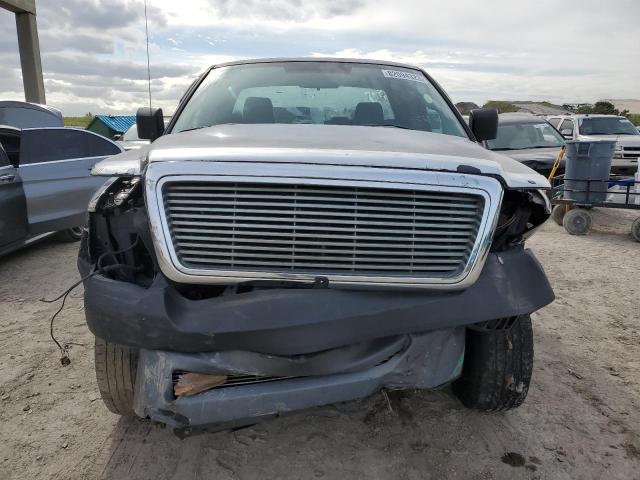 1FTRF12206NB78559 - 2006 FORD F150 BLUE photo 5