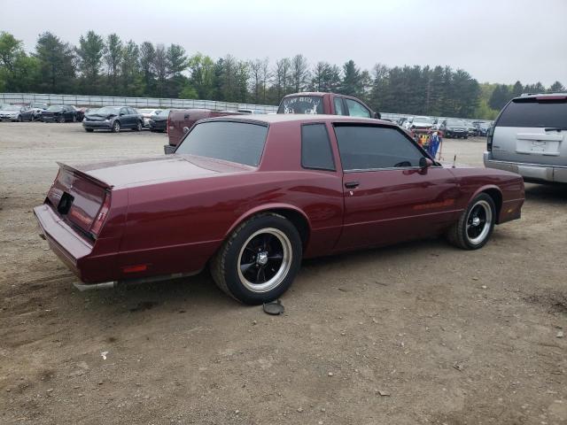 1G1GZ37G6FR188299 - 1985 CHEVROLET MONTE CARL BURGUNDY photo 3