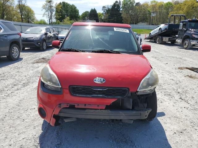 KNDJT2A51D7570510 - 2013 KIA SOUL RED photo 5