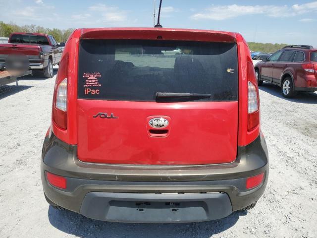 KNDJT2A51D7570510 - 2013 KIA SOUL RED photo 6