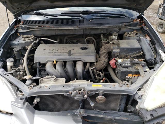 2T1KR32E05C408598 - 2005 TOYOTA COROLLA MA XR SILVER photo 11