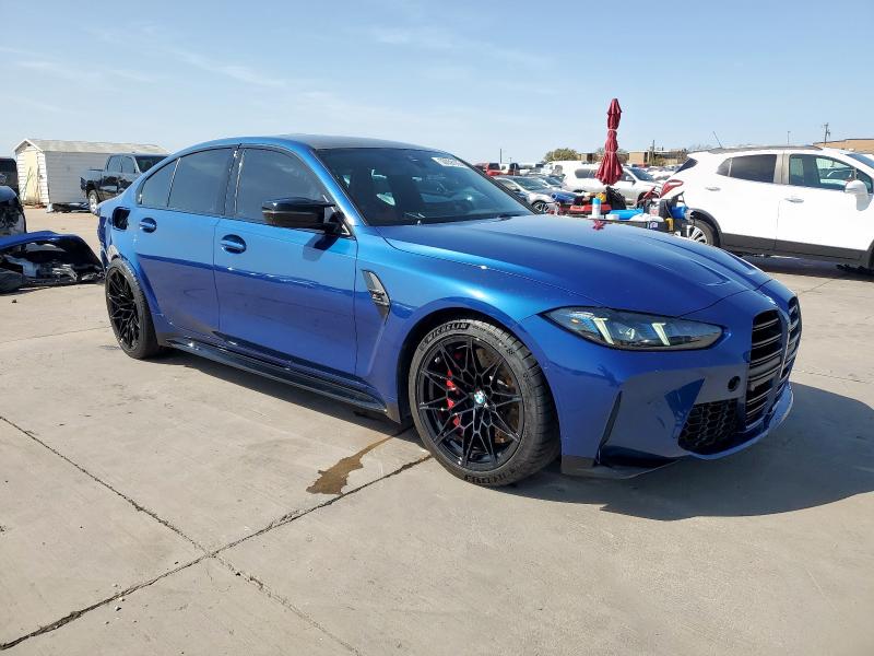 WBS23HJ05SFU04434 - 2025 BMW M3 COMPETITION BLUE photo 4