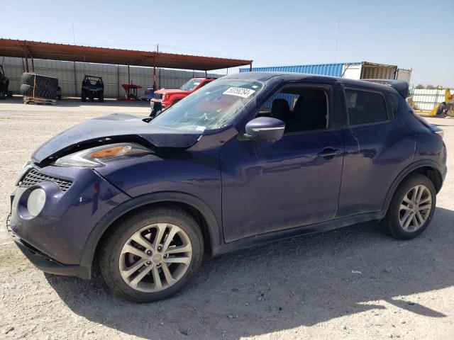 JN8AF5MR6GT604237 - 2016 NISSAN JUKE S BLUE photo 1