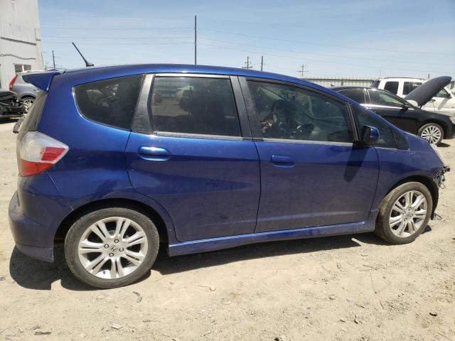 JHMGE8H59BC024084 - 2011 HONDA FIT SPORT BLUE photo 3