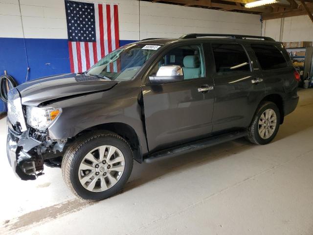 5TDDW5G18BS054402 - 2011 TOYOTA SEQUOIA PLATINUM GRAY photo 1