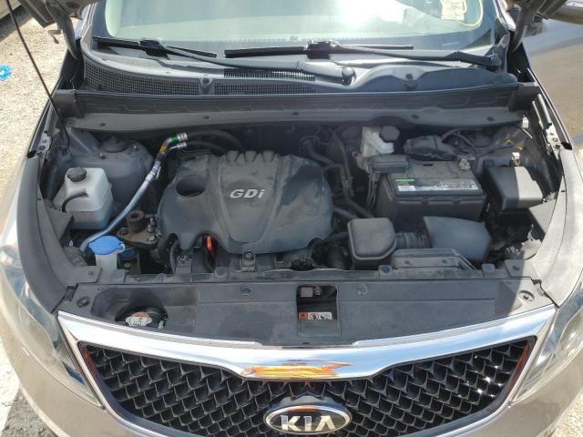 KNDPCCAC9F7762727 - 2015 KIA SPORTAGE EX SILVER photo 11