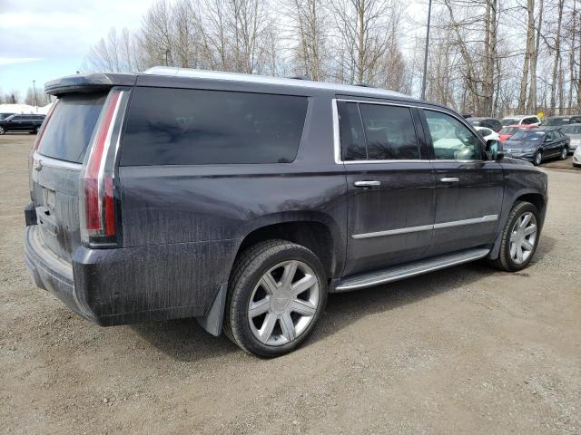 1GYS4JKJ6JR203250 - 2018 CADILLAC ESCALADE ESV PREMIUM LUXURY GRAY photo 3