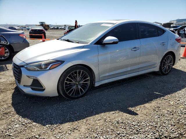 KMHD04LB0JU498891 - 2018 HYUNDAI ELANTRA SPORT SILVER photo 1