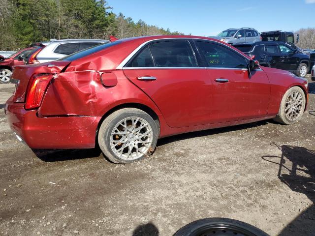 1G6AX5S39E0182098 - 2014 CADILLAC CTS LUXURY COLLECTION RED photo 3