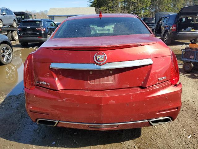 1G6AX5S39E0182098 - 2014 CADILLAC CTS LUXURY COLLECTION RED photo 6