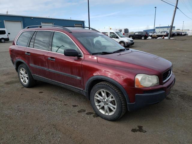 YV1CZ911051150393 - 2005 VOLVO XC90 T6 BURGUNDY photo 4