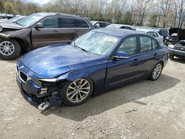 WBA8E5G57GNU21713 - 2016 BMW 320 XI BLUE photo 1