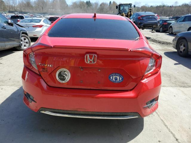 2HGFC1F71KH650192 - 2019 HONDA CIVIC EXL წითელი ფოტო 6