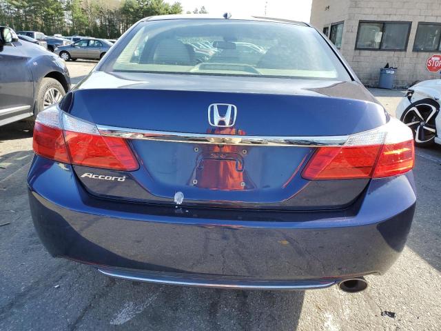 1HGCR2F83EA138548 - 2014 HONDA ACCORD EXL BLUE photo 6