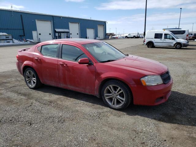 1B3BD1FG9BN524438 - 2011 DODGE AVENGER MAINSTREET RED photo 4