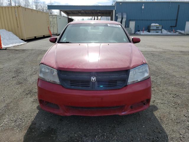 1B3BD1FG9BN524438 - 2011 DODGE AVENGER MAINSTREET RED photo 5