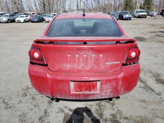 1B3BD1FG9BN524438 - 2011 DODGE AVENGER MAINSTREET RED photo 6