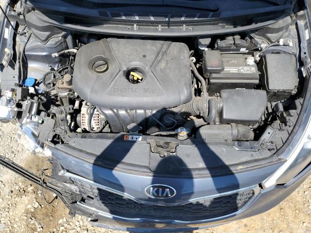 KNAFK4A64G5598523 - 2016 KIA FORTE LX CHARCOAL photo 11