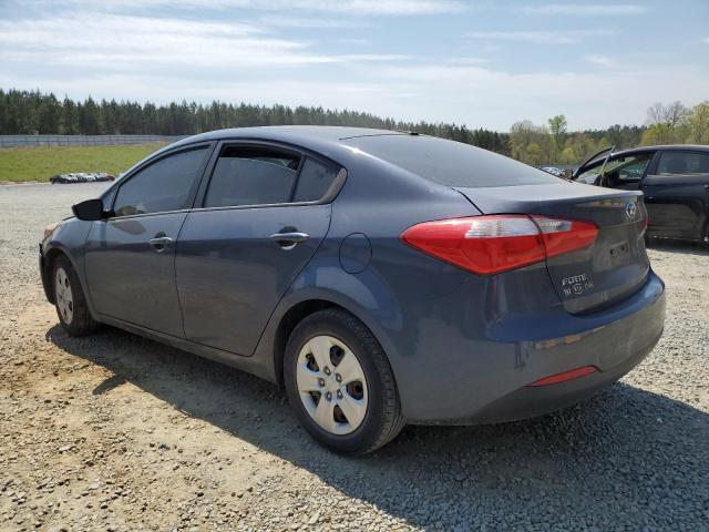 KNAFK4A64G5598523 - 2016 KIA FORTE LX CHARCOAL photo 2