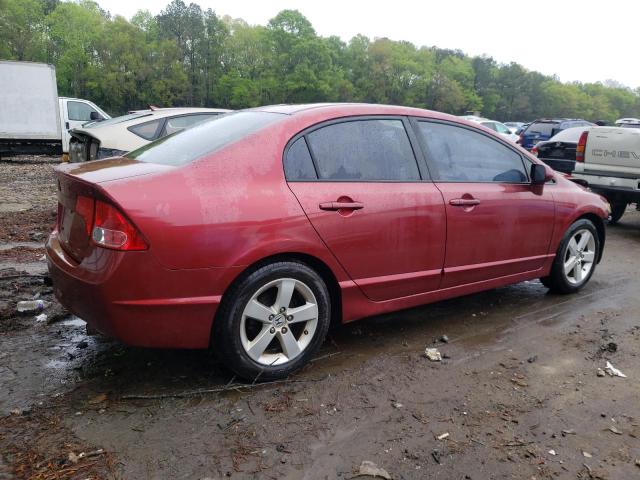 2HGFA16828H506738 - 2008 HONDA CIVIC EX BURGUNDY photo 3